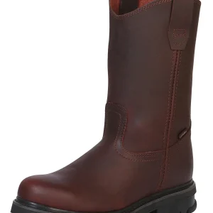 Botas de Trabajo para Hombre Establo en Piel Grasso con Suela de Hule - Shedron 13351