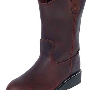 Botas de Trabajo para Hombre Establo en Piel Grasso con Suela Mil Rayas