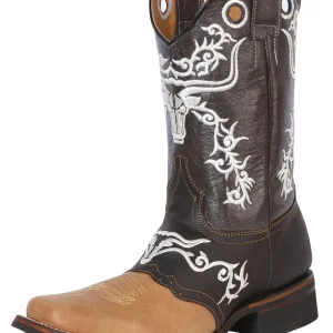 El General Rodeo Boot - Crazy Honey/ Dark Brown 33316