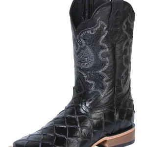 El General Rodeo Boot - Print Pirarucu - Black 41792
