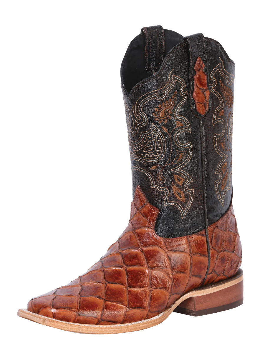 El General Rodeo Boot - Imitación Pirarucu - Cognac 41793 - Imagen 2