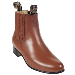 Botines Charros de Venado Original Punta Oval Color Miel - Wild West Boots