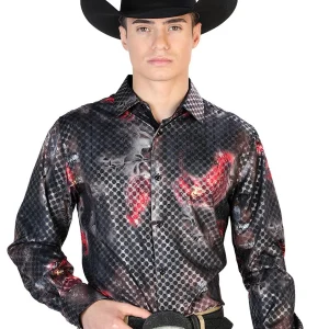 Black Casual Long Slee Shirt 43858