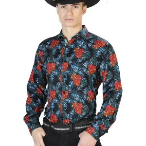 Black Casual Long Sleeve Shirt 126276