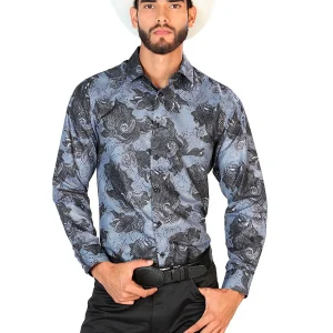 Black Casual Long Sleeve Shirt 43775