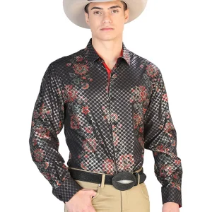 Black Casual Long Sleeve Shirt 43857