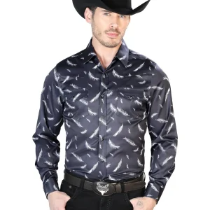 Black Casual Long Sleeve Shirt 43934