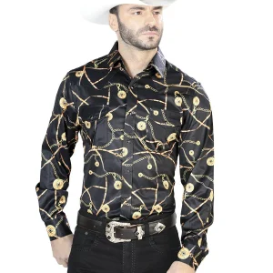 Black Casual Long Sleeve Shirt 44087