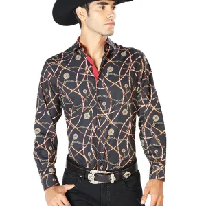 Black Gold Casual Long Sleeve Shirt 43547