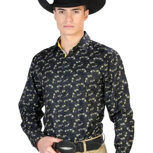 Black Casual Long Sleeve Shirt 126265