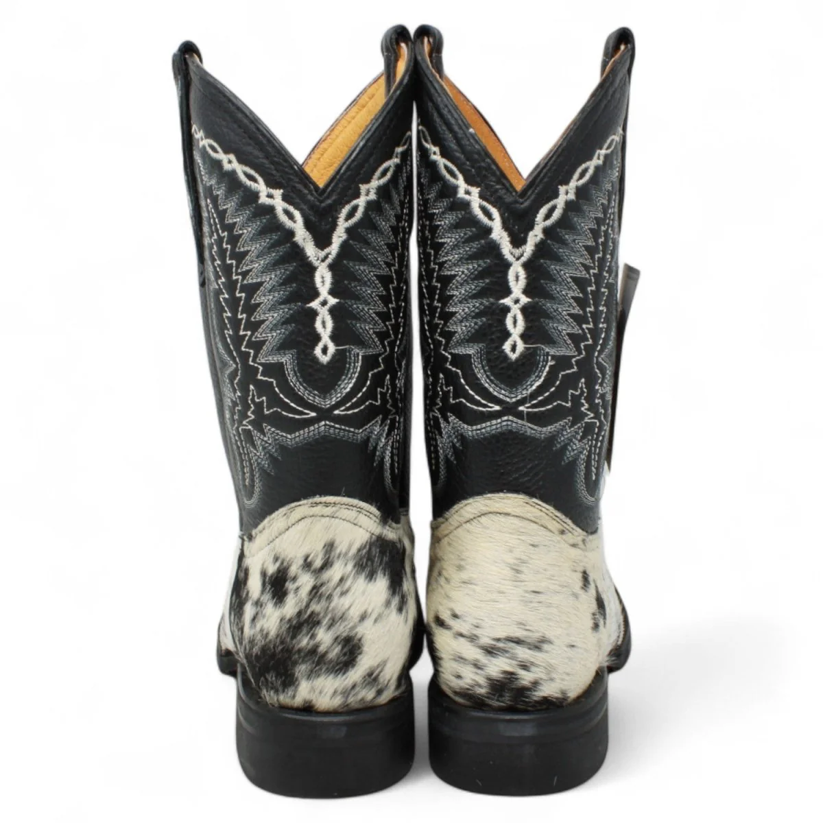 Bota de Hombre Cuadrada de Pelo de Vaca- La Carreta - Imagen 6