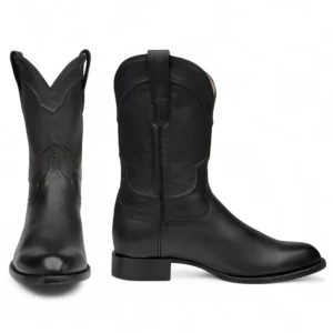 Bota de Piel Original Roper Color Negro- Bachesto