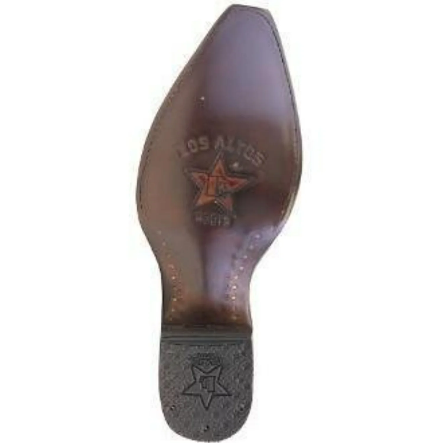 Botas de Piel Original Punta Europea Color Miel - Los Altos Boots - Imagen 3