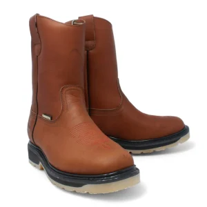 Bota Roper Punta Cuadrada de Trabajo Suela de Hule Oro