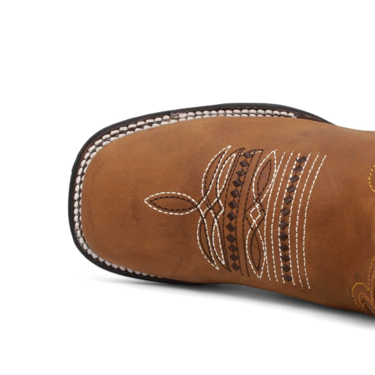 Botas Altas de Cuero Grasso para Mujer en Horma Rodeo Color Miel Q322N6251 - Imagen 6