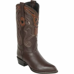 Botas de Alce Original Horma Puntal Color Cafe - Wild West Boots