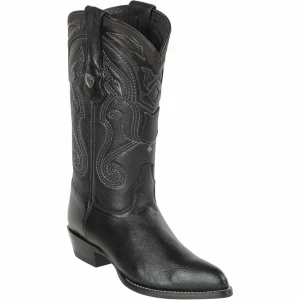 Botas de Alce Original Horma Puntal Color Negro - Wild West Boots