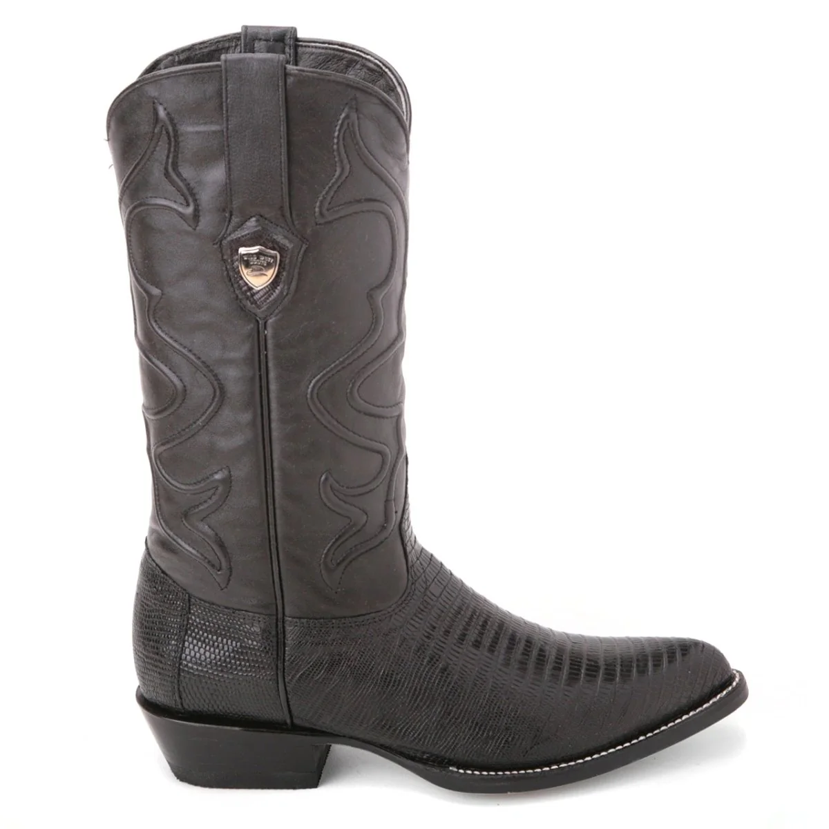 Botas de Armadillo Original Horma Puntal Color Negro - Wild West Boots - Imagen 3