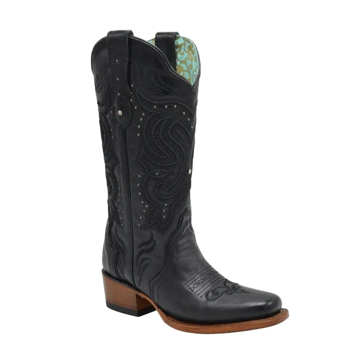 Botas de Cuero Horma Rodeo para Mujer Color Negro JB-STEPHANIEBLACK - Imagen 2