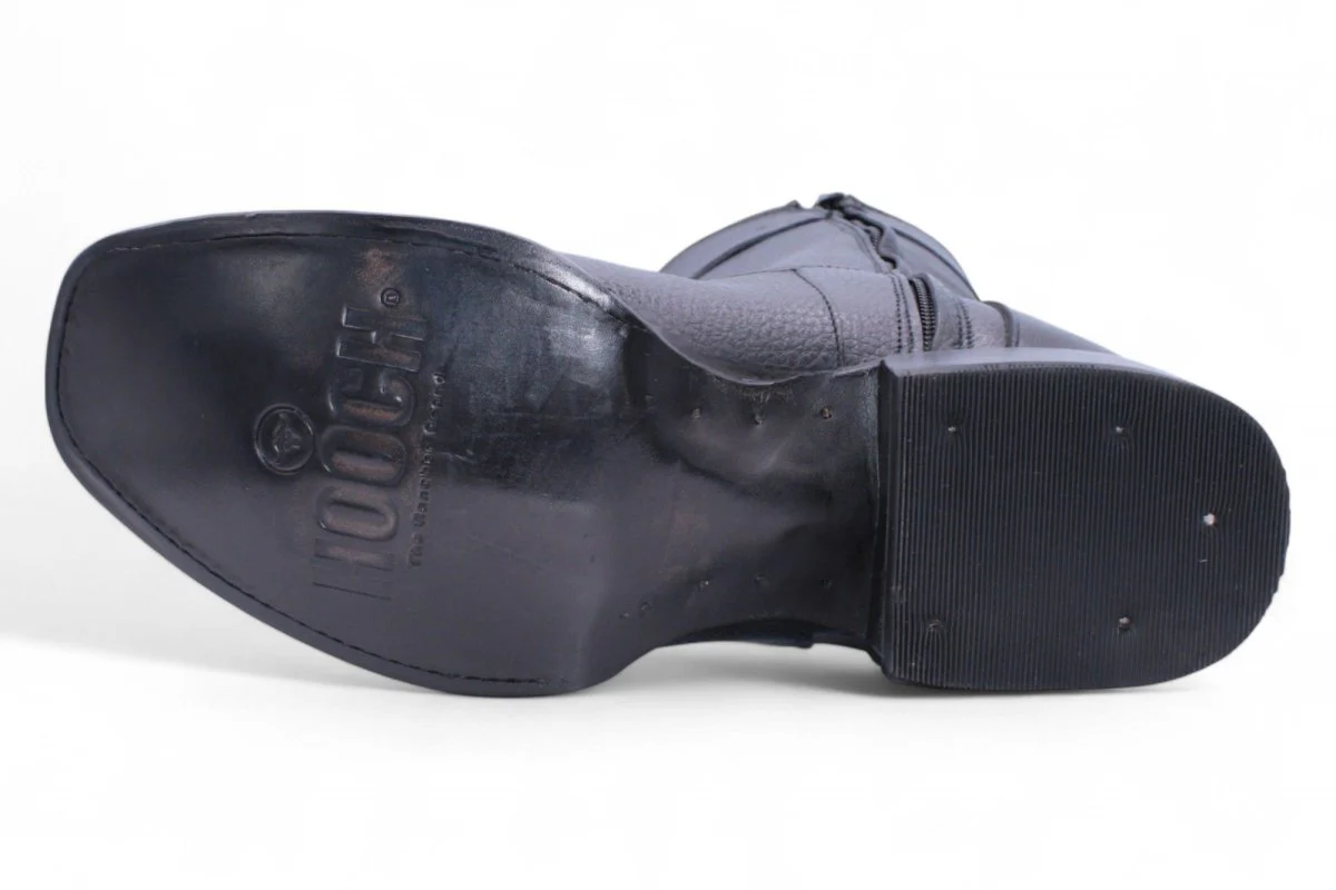 Botas de Piel Floter Punta Dubai Cuadrada Para Hombre Color Negro - Hooch Boots - Imagen 6
