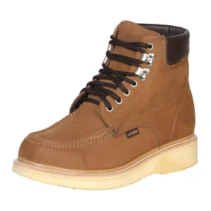 Botas de Trabajo para Hombre Establo en Piel Nobuck con Agujetas