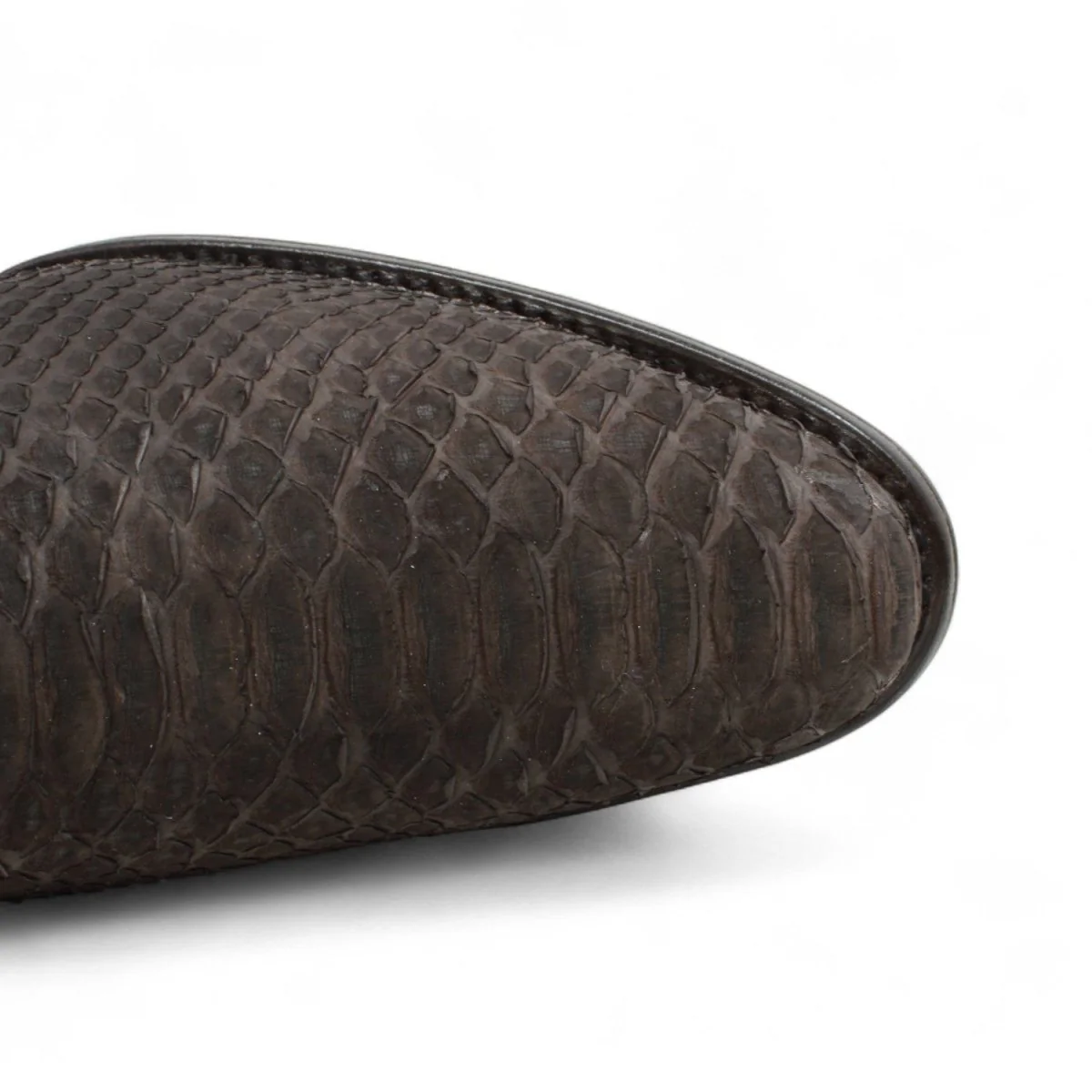 Botin Vaquero de Piton Original Horma Milan Color Cafe- Vestigium - Imagen 7