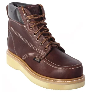 Botines con Agujetas de Trabajo Original Michel con Suela de Hule Mil Rayas