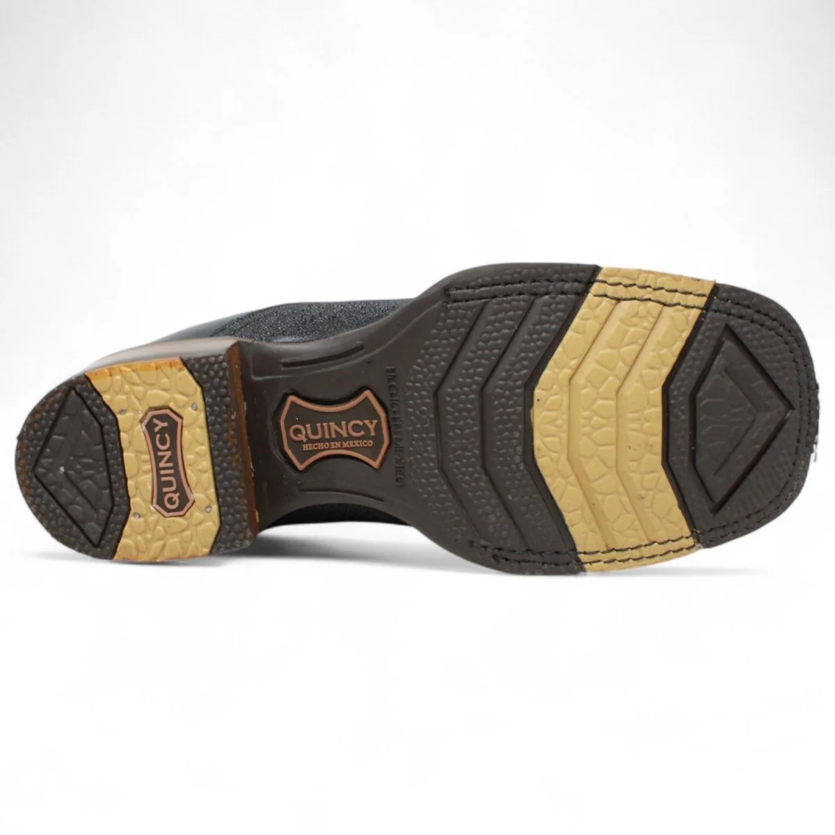 Botines de Mantaraya Grabada con Punta Cuadrada Color Negro - Imagen 7