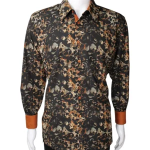 Camisa Vaquera de Moda White Diamonds Leopardo