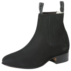 Canelo Charro Boot - Black Nobuck 3663