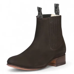 Canelo Charro Boot - Nobuck Brown 34291