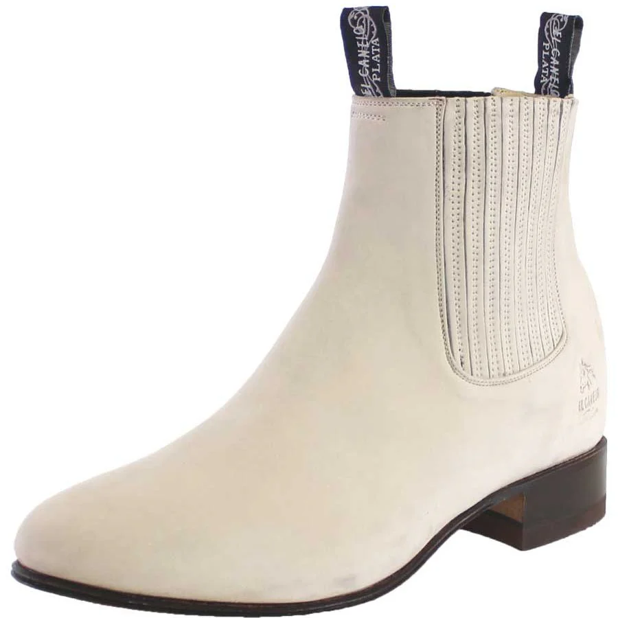 Canelo Charro Boot Suede In Bone 229 - Imagen 2