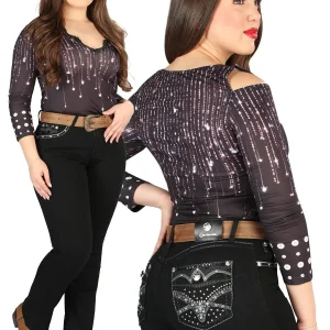 Centenario Hip-Up Bootcut Denim Jeans - Black 45319