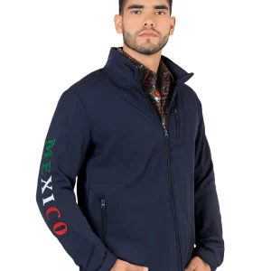 Chamarra de Mexico para Hombre Color Azul Marino Tipo Ariat