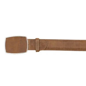 Cinto Vaquero de Piel Cuero Original Acabado Rage Color Miel - Wild West Boots