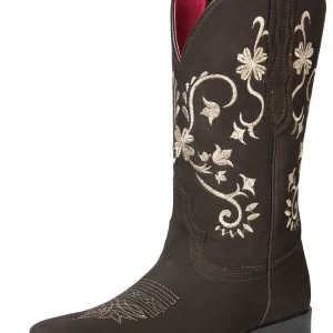 Cowboy Boot  - El Geneal Rodeo - Woman  - Nobuck Brown 44642