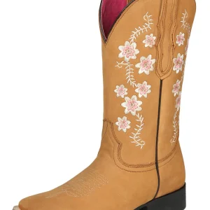 Cowboy Boot  - El Geneal Rodeo - Woman Nobuck - Peach 44644