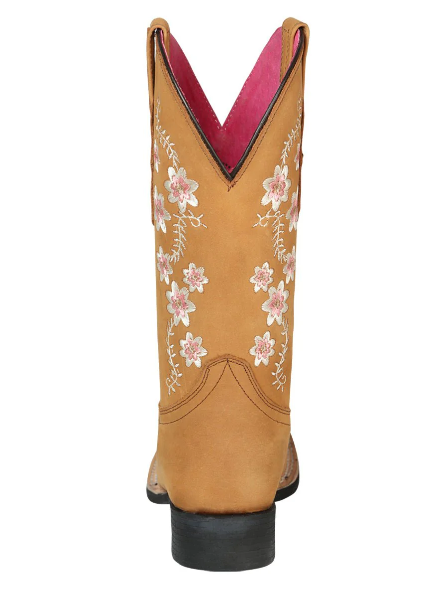 Cowboy Boot - El Geneal Rodeo - Woman Nobuck - Peach 44644 - Imagen 5