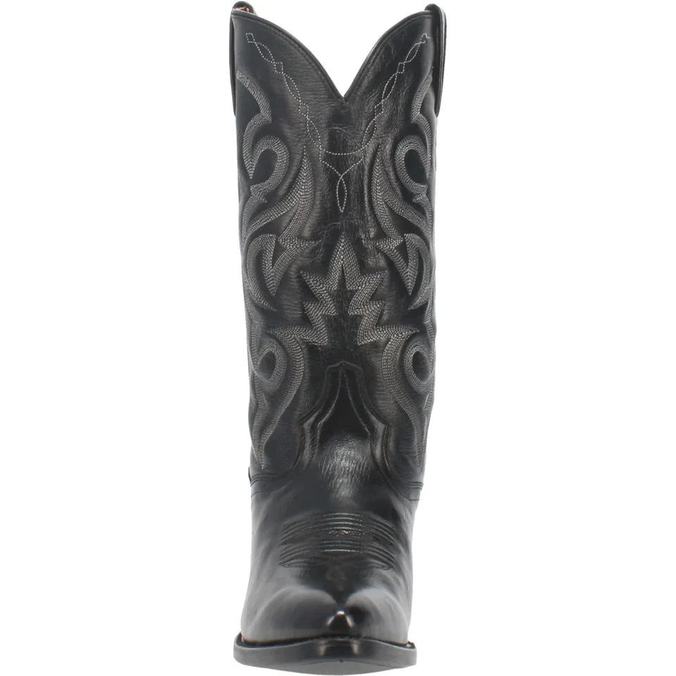 Dan Post Men's Milwaukee Leather J-Toe Boots - Black - Imagen 7