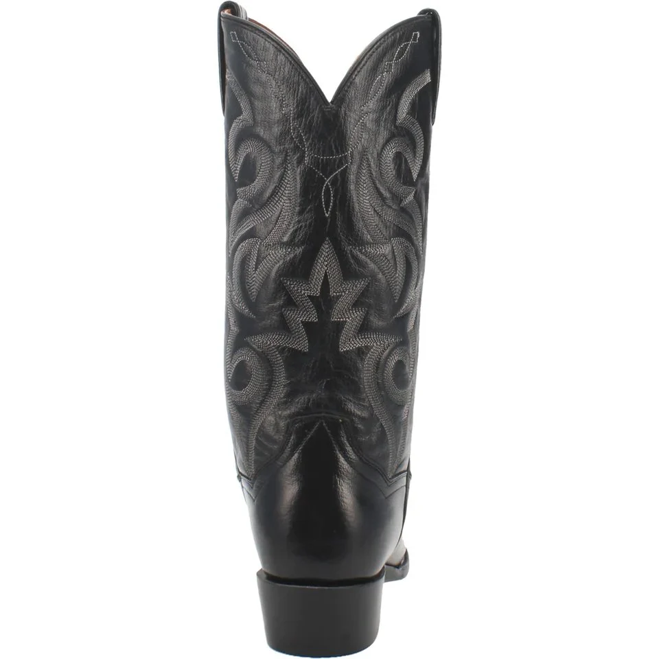 Dan Post Men's Milwaukee Leather J-Toe Boots - Black - Imagen 8