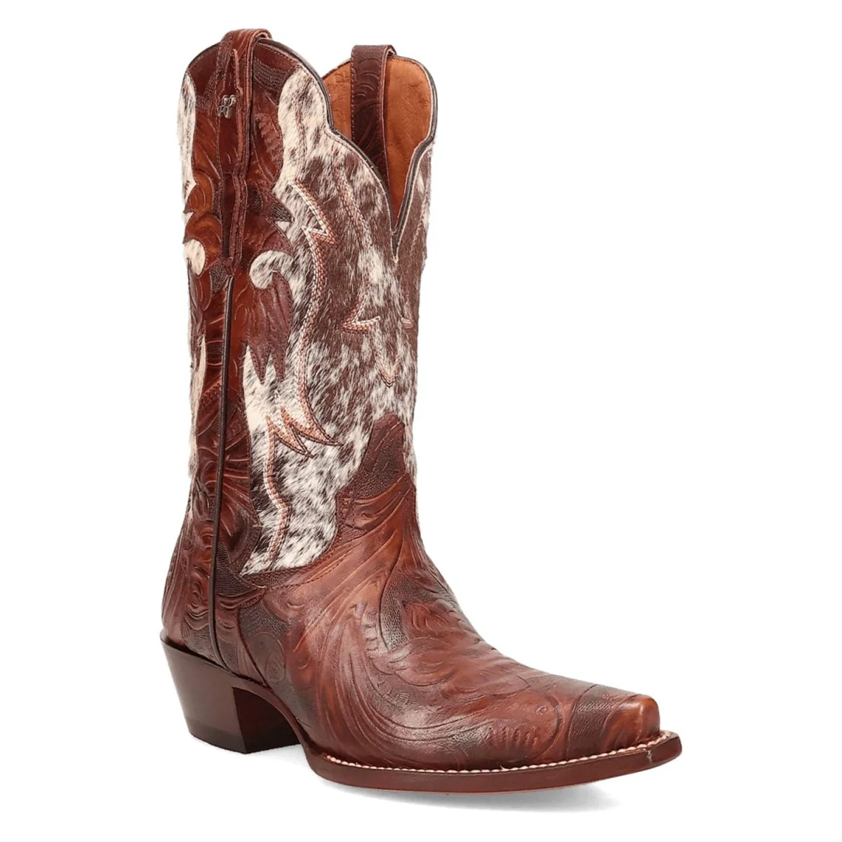 Dan Post Women's Andrinna Snip Toe Leather Boots - Brown DP7020 - Imagen 2