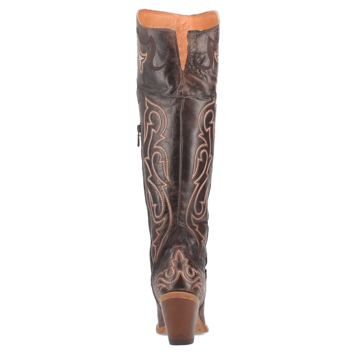 Dan Post Women's Kommotion Snip Toe Leather Tall Boots - Chocolate - Imagen 9