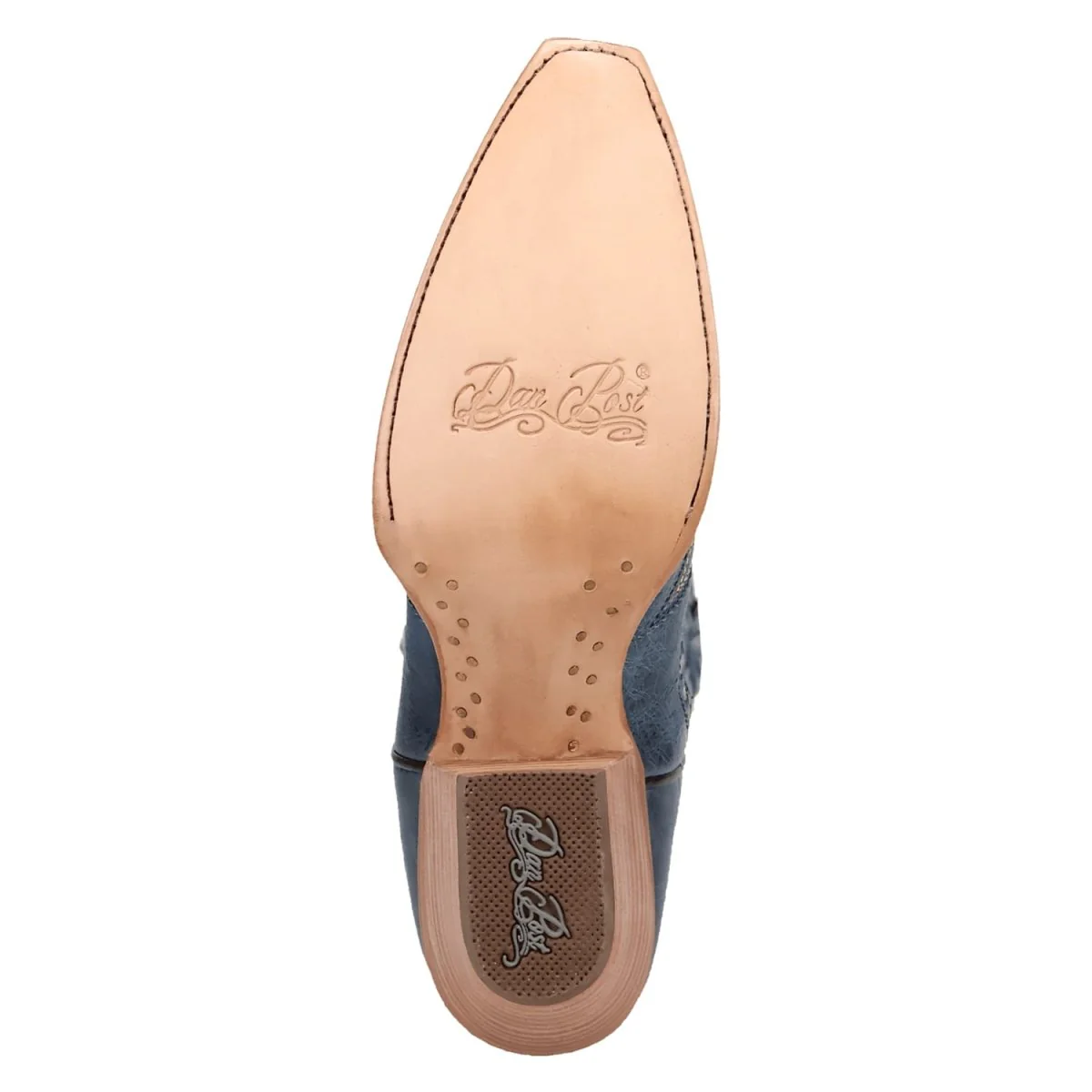 Dan Post Women's Mesa Snip Toe Leather Boots - Blue DP7019 - Imagen 9