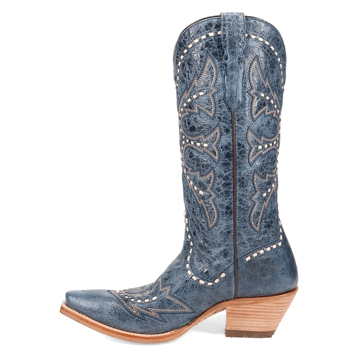 Dan Post Women's Mesa Snip Toe Leather Boots - Blue DP7019 - Imagen 5
