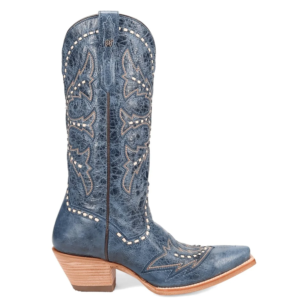 Dan Post Women's Mesa Snip Toe Leather Boots - Blue DP7019 - Imagen 4