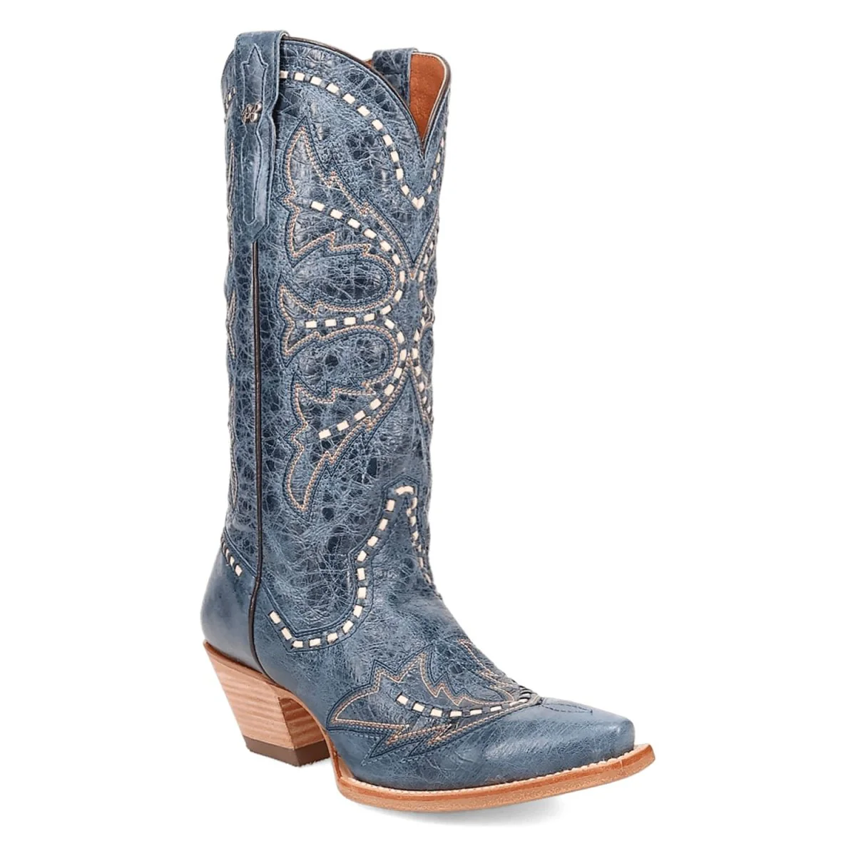 Dan Post Women's Mesa Snip Toe Leather Boots - Blue DP7019 - Imagen 2