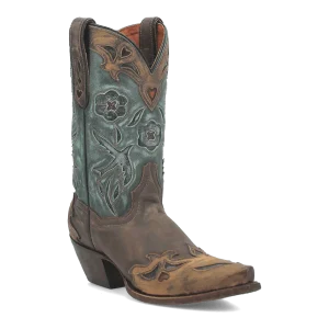 Dan Post Women's Vintage Bluebird Snip Toe Leather Boots - Chocolate