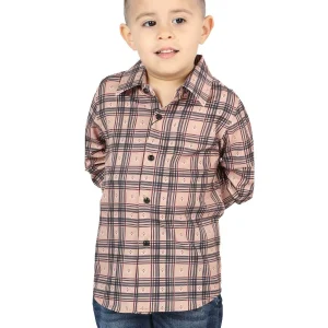 El General Beige/Black Casual Long-Sleeve Shirt 44731