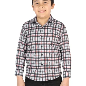 El General Black/White Casual Long-Sleeve Shirt 44737