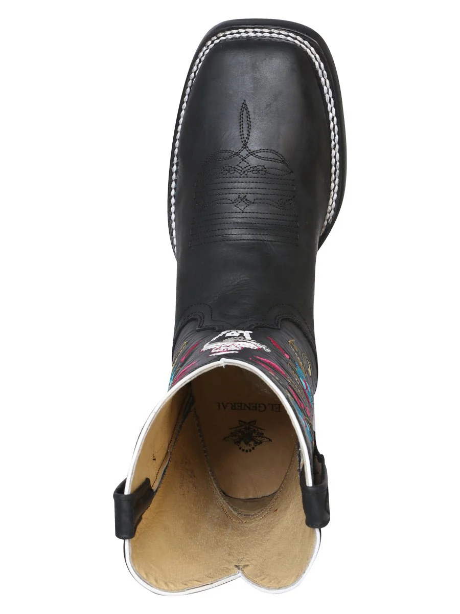 El General Ladies Rodeo Boot- Crazy Black 42976 - Imagen 3